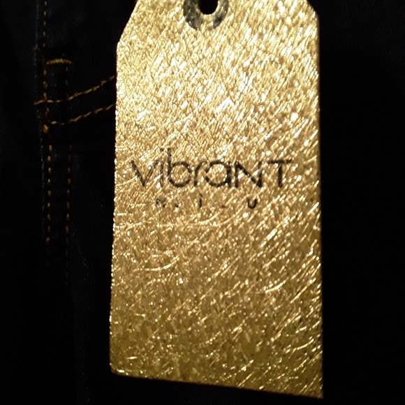 Brand New Vibrant m.i.u Womens Size 3(W25) Bell bottom Type Wide Leg Blue Jeans - Picture 8 of 15